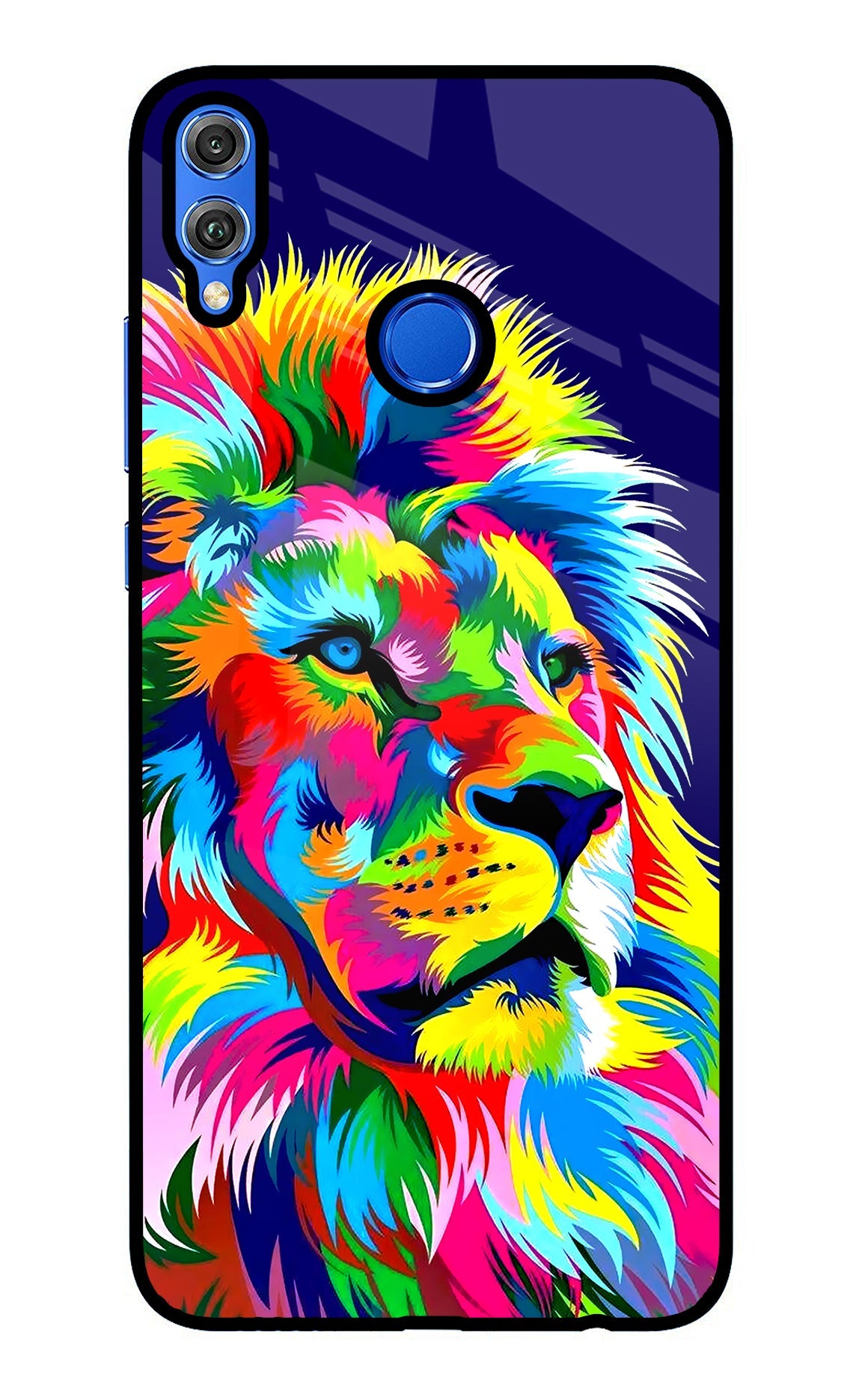 Vector Art Lion Honor 8X Glass Case