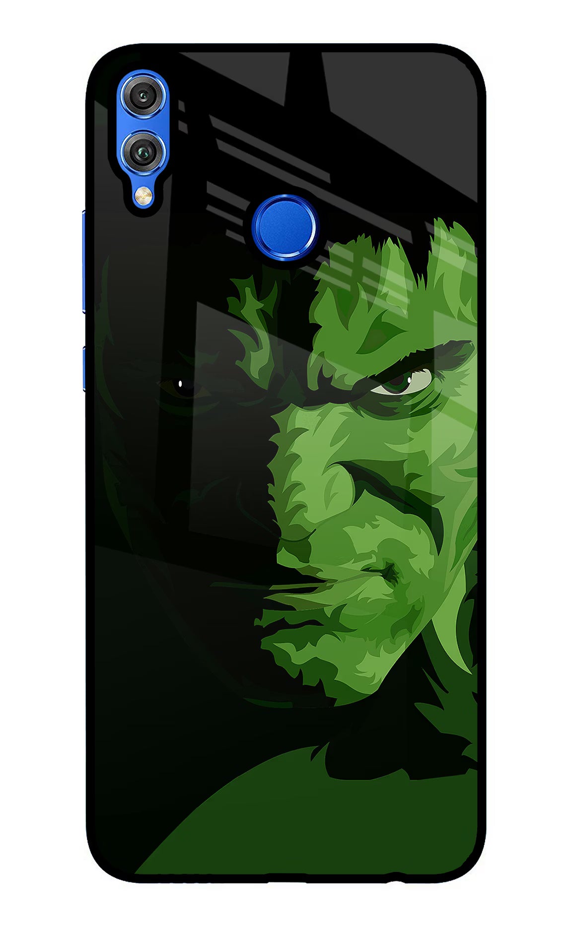 HULK Honor 8X Glass Case Back Cover by Casekaro