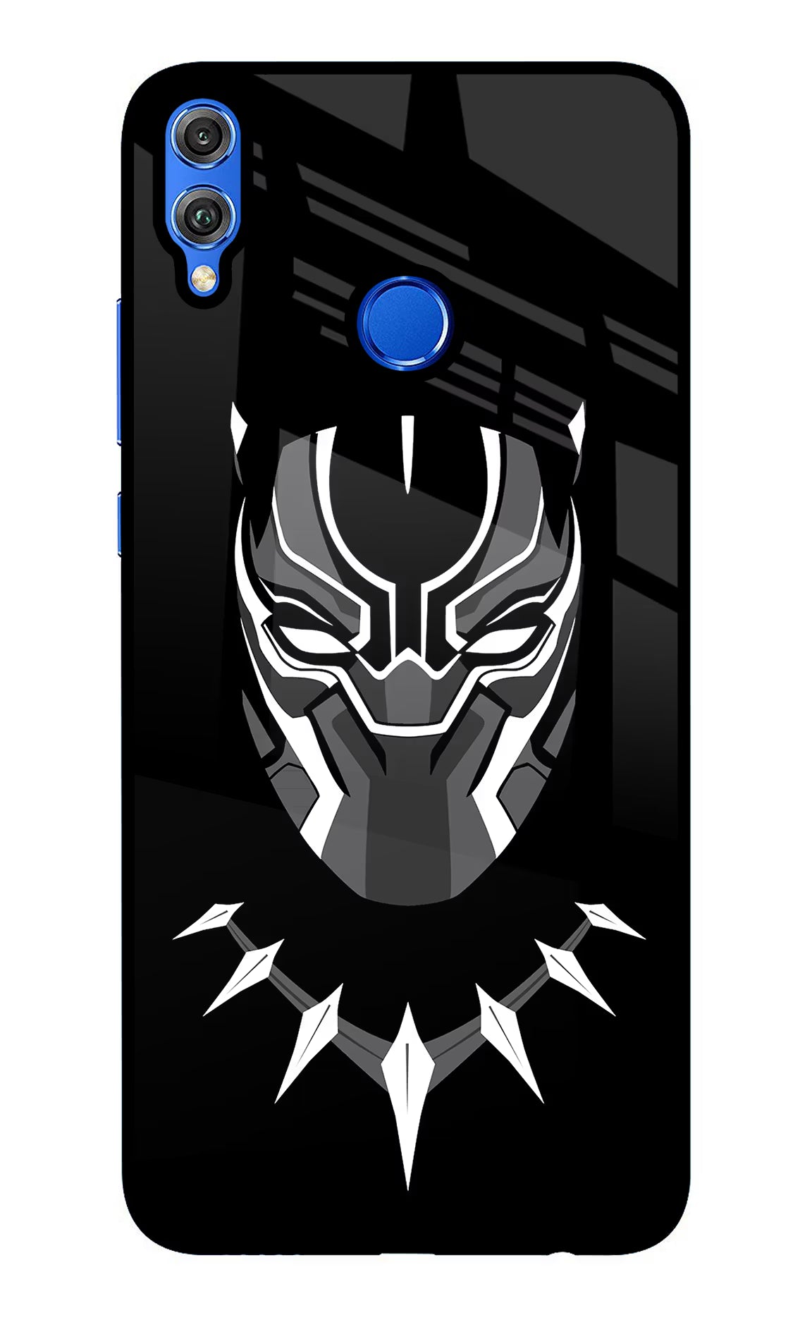 Black Panther Honor 8X Glass Case Back Cover by Casekaro