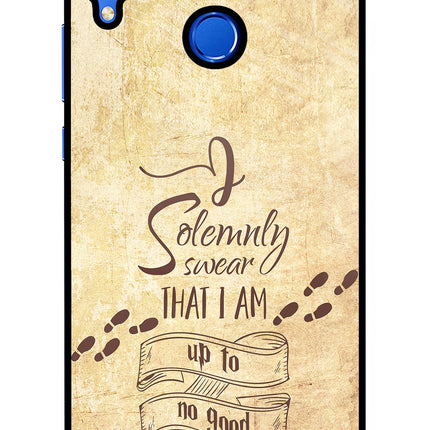 I Solemnly swear that i up to no good Honor 8X Glass Case Back Cover by Casekaro