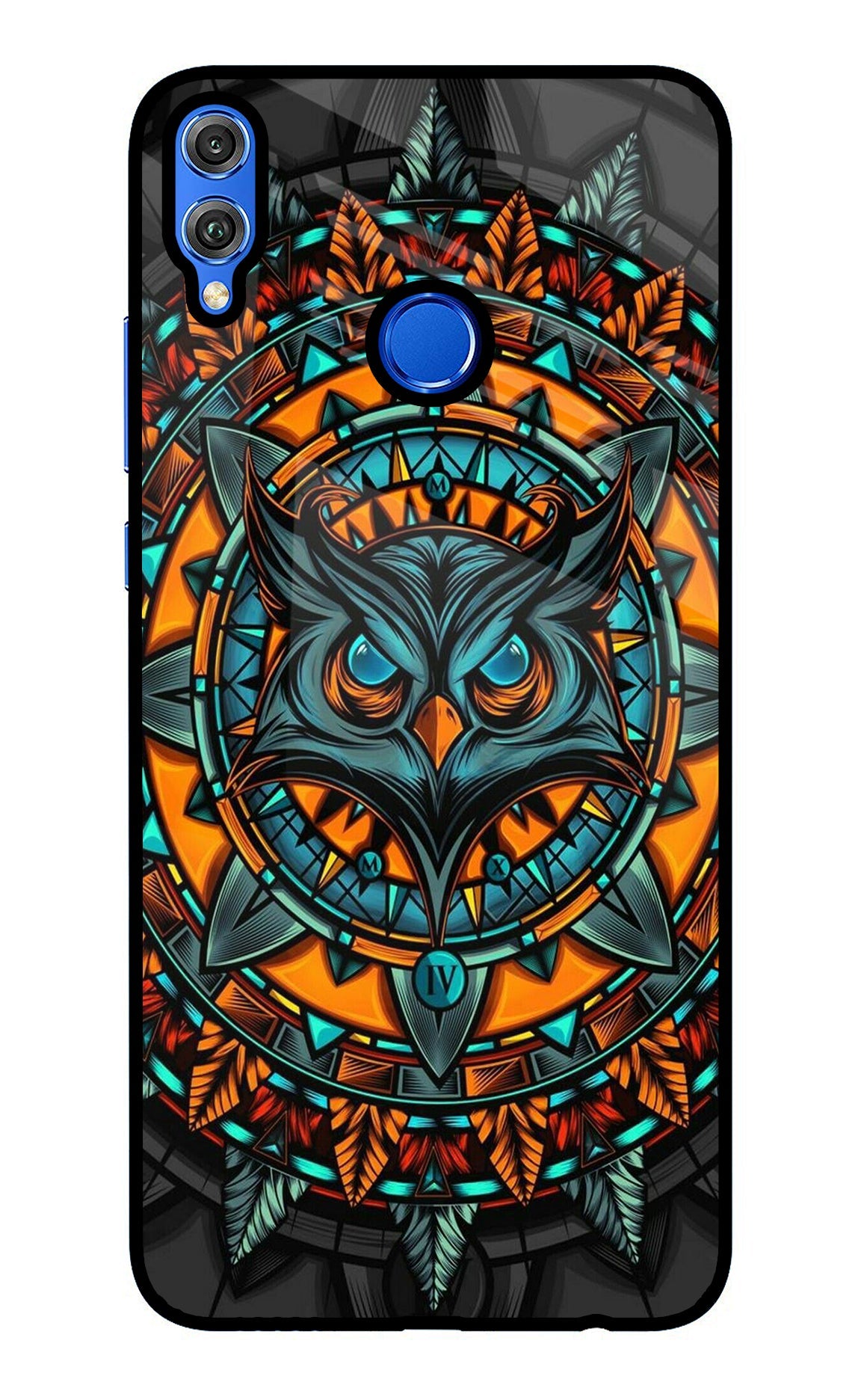 Angry Owl Art Honor 8X Back Cover