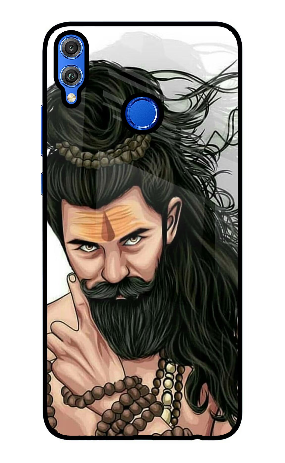 Mahadev Honor 8X Glass Case Back Cover by Casekaro