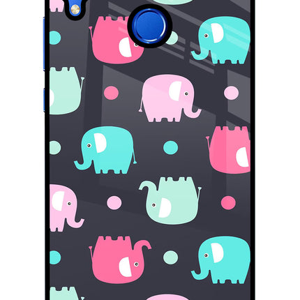 Elephants Honor 8X Glass Case Back Cover by Casekaro