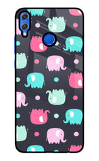 Elephants Honor 8X Glass Case Back Cover by Casekaro