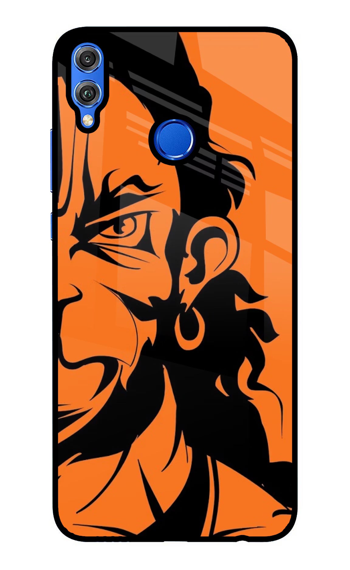 Hanuman Honor 8X Glass Case Back Cover by Casekaro
