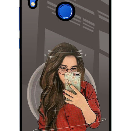 Selfie Queen Honor 8X Glass Case Back Cover by Casekaro