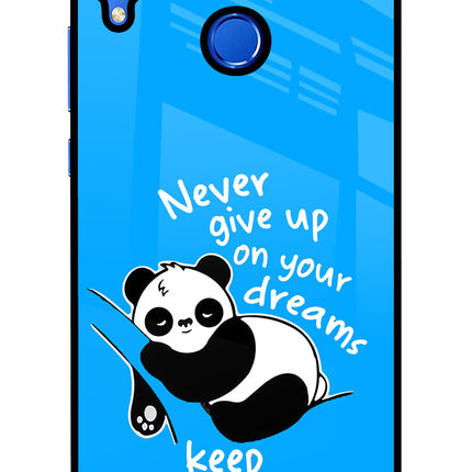 Keep Sleeping Honor 8X Glass Case Back Cover by Casekaro