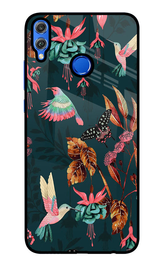 Birds Honor 8X Glass Case Back Cover by Casekaro