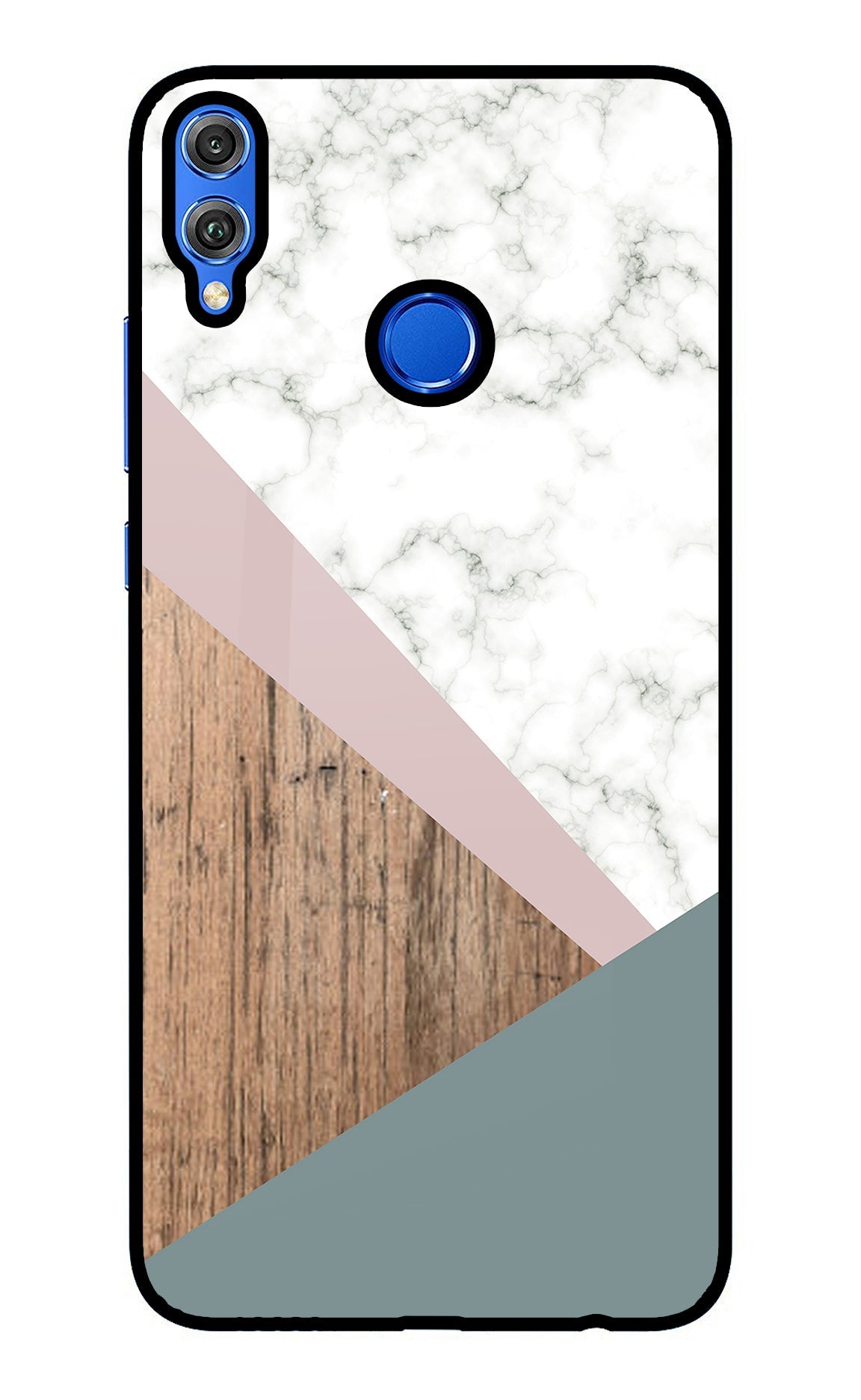 Marble wood Abstract Honor 8X Back Cover