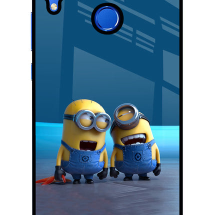 Minion Laughing Honor 8X Glass Case Back Cover by Casekaro