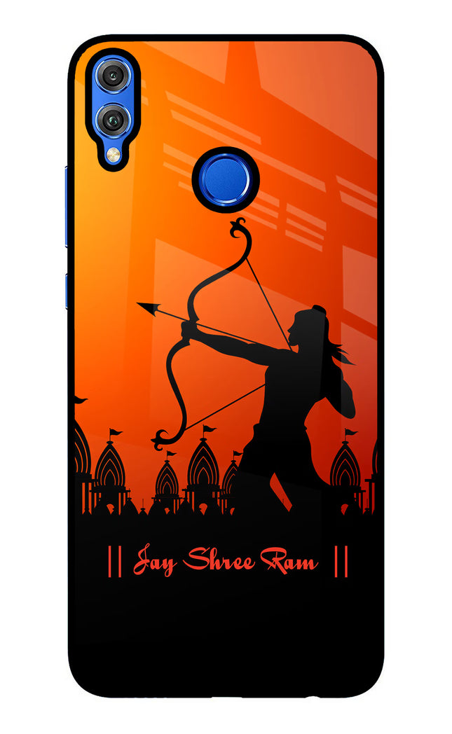 Lord Ram - 4 Honor 8X Glass Case Back Cover by Casekaro