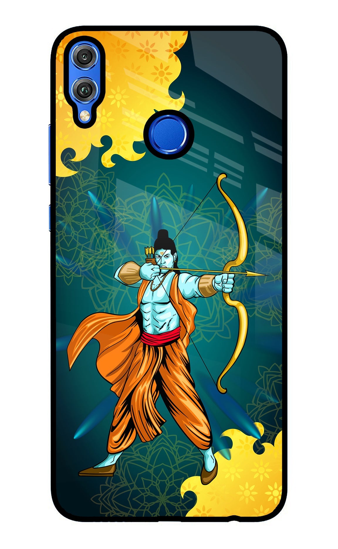 Lord Ram - 6 Honor 8X Glass Case