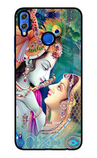 Lord Radha Krishna Honor 8X Glass Case Back Cover by Casekaro