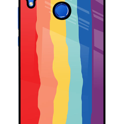 Rainbow Honor 8X Glass Case Back Cover by Casekaro
