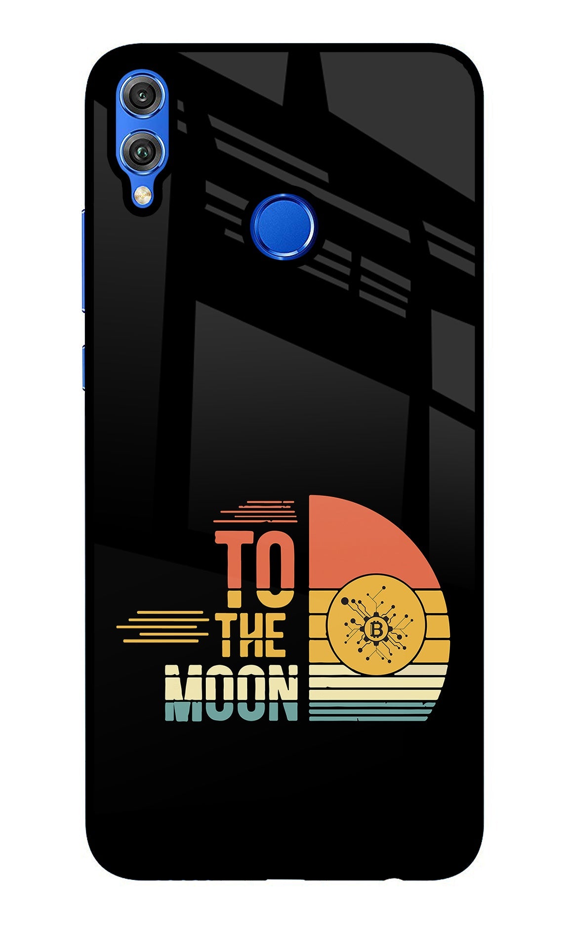 To the Moon Honor 8X Back Cover