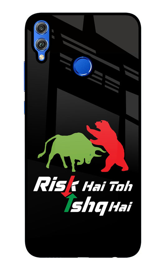 Risk Hai Toh Ishq Hai Honor 8X Glass Case