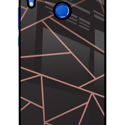 Geometric Pattern Honor 8X Glass Case Back Cover by Casekaro
