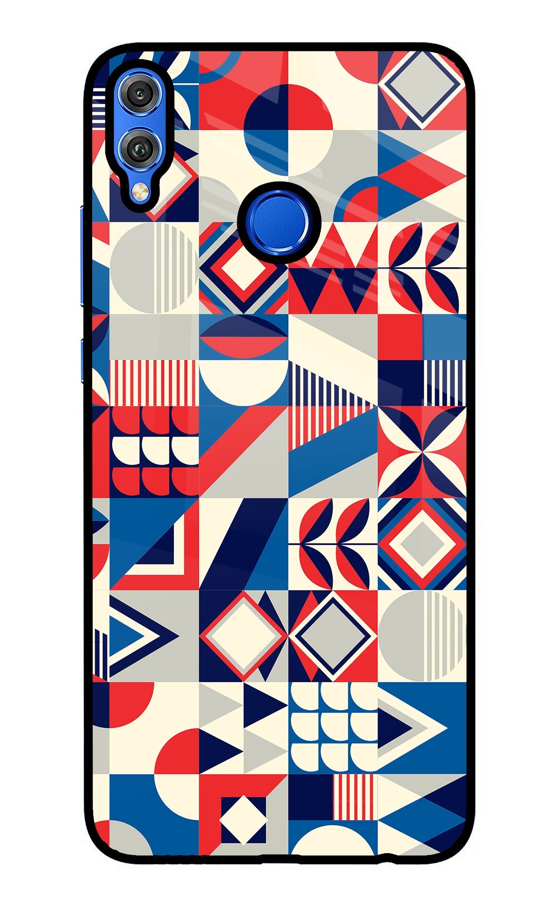 Colorful Pattern Honor 8X Glass Case