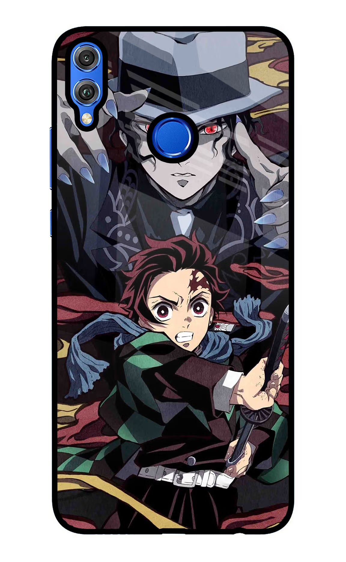 Demon Slayer Honor 8X Glass Case Back Cover by Casekaro