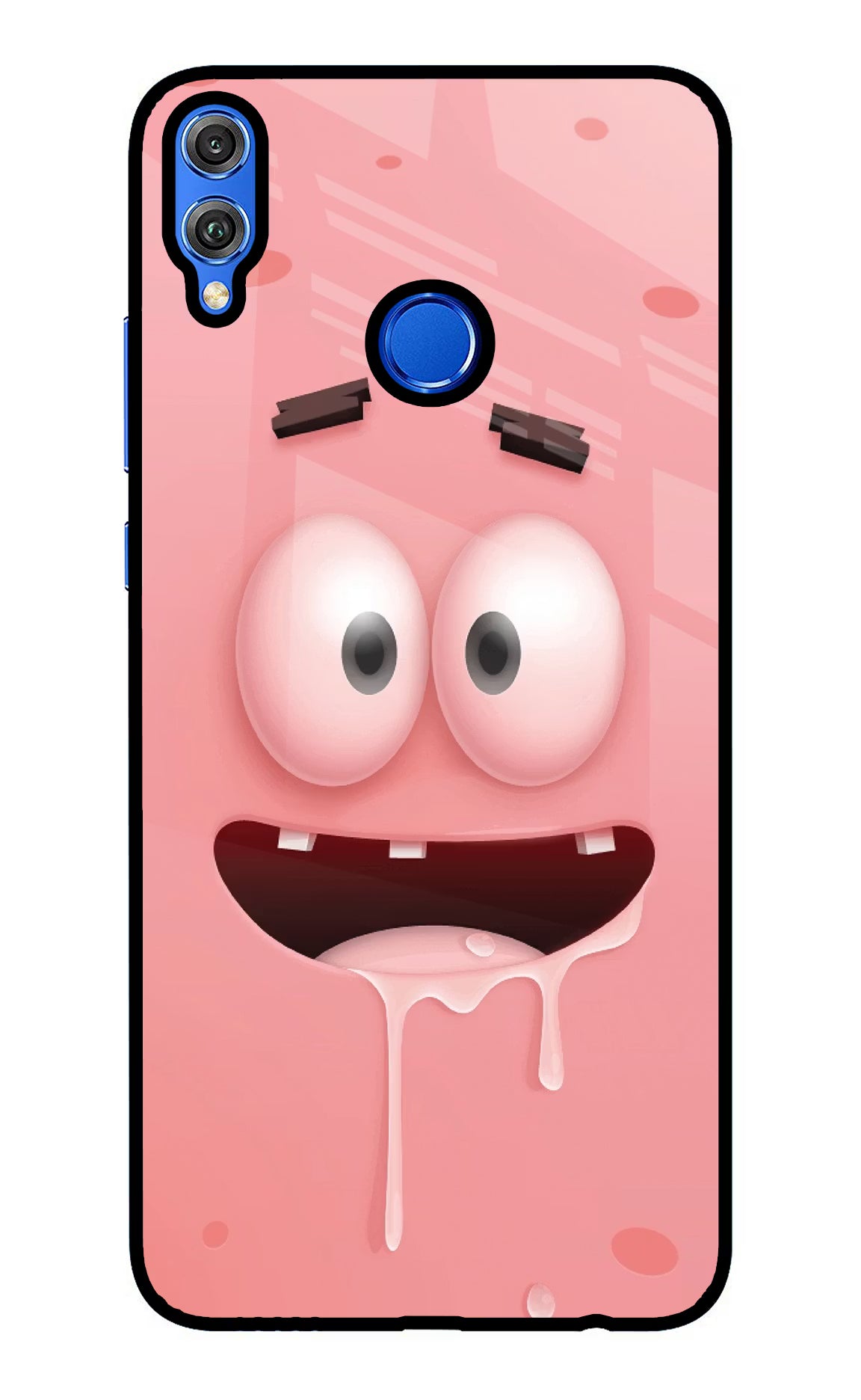 Sponge 2 Honor 8X Glass Case Back Cover by Casekaro