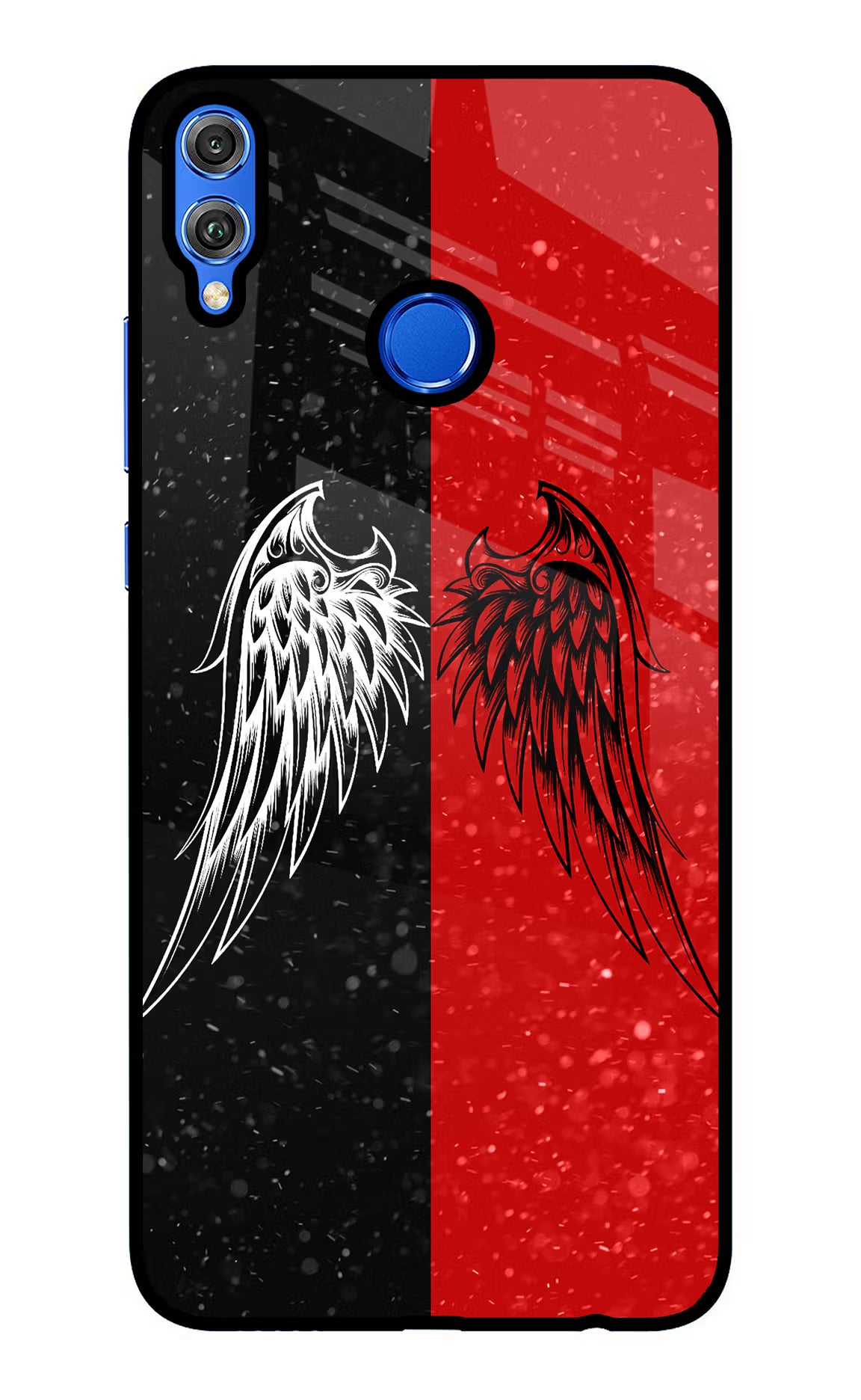 Wings Honor 8X Glass Case Back Cover by Casekaro