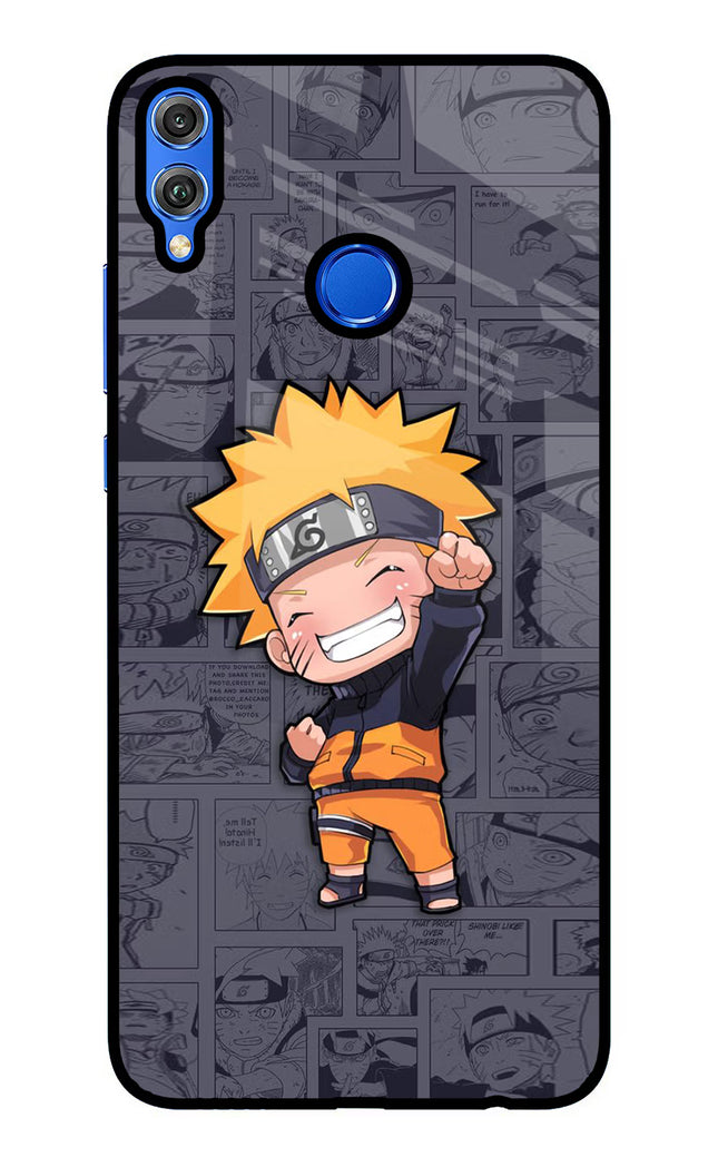 Chota Naruto Honor 8X Glass Case Back Cover by Casekaro
