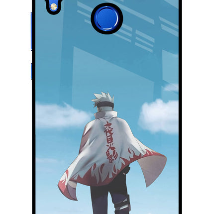 Kakashi Honor 8X Glass Case Back Cover by Casekaro