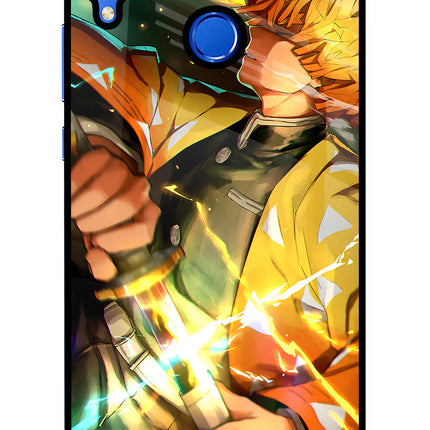 Demon Slayer Honor 8X Glass Case Back Cover by Casekaro