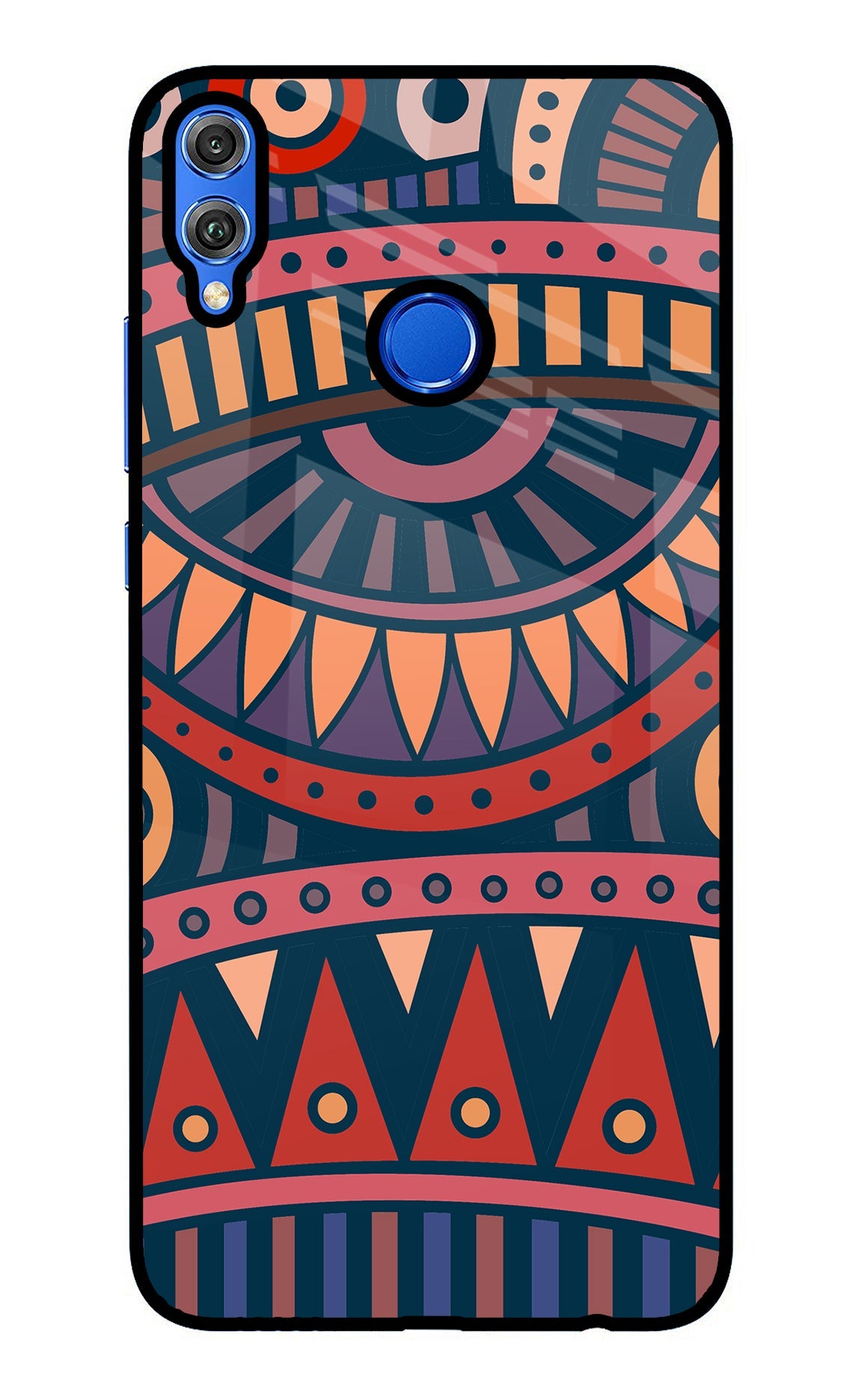 African Culture Design Honor 8X Back Cover