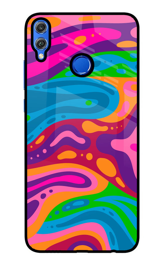 Trippy Pattern Honor 8X Glass Case