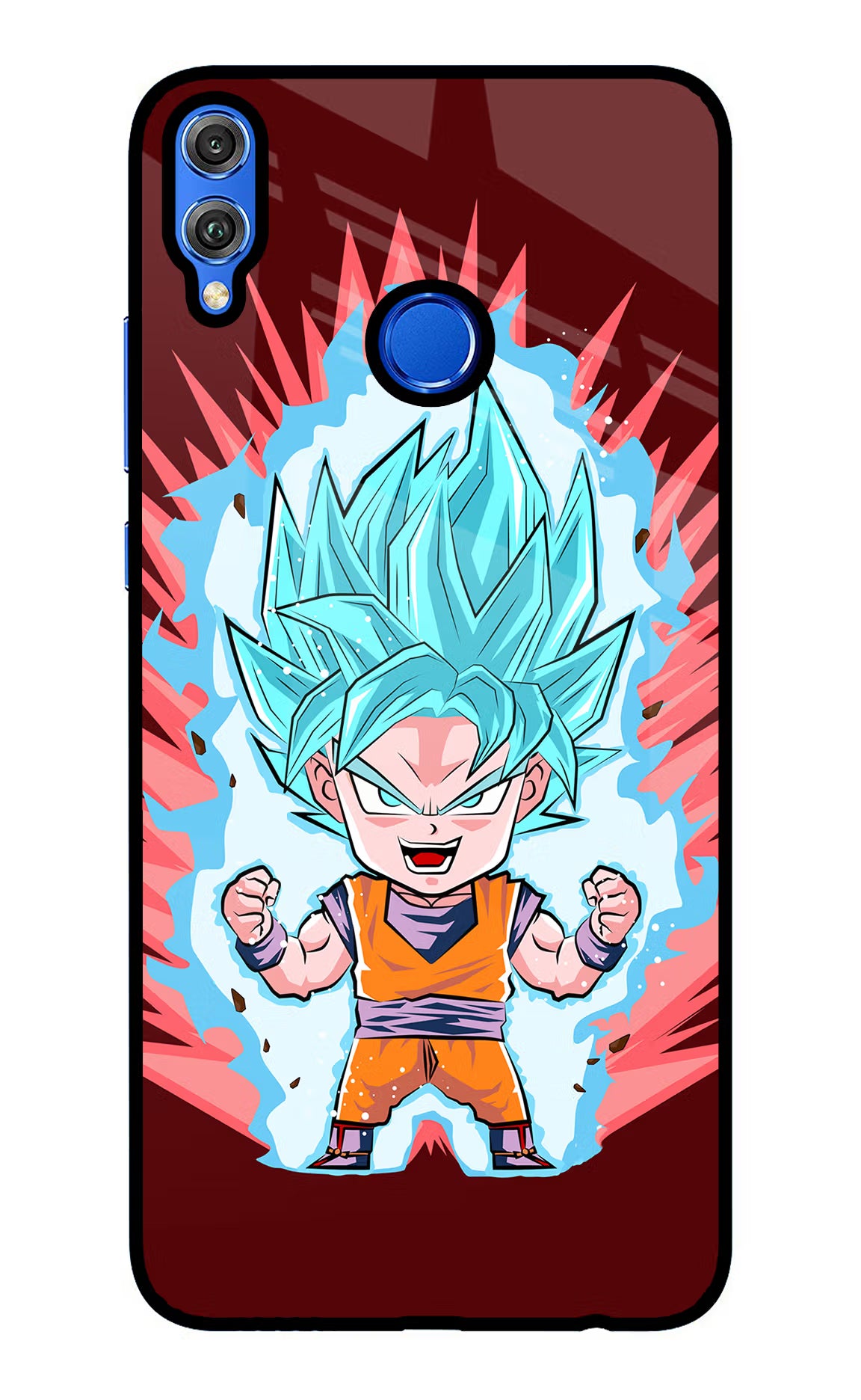 Goku Little Honor 8X Glass Case Back Cover by Casekaro