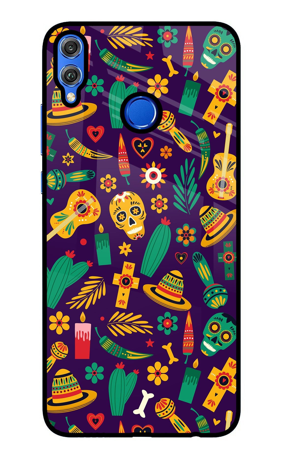 Mexican Artwork Honor 8X Back Cover