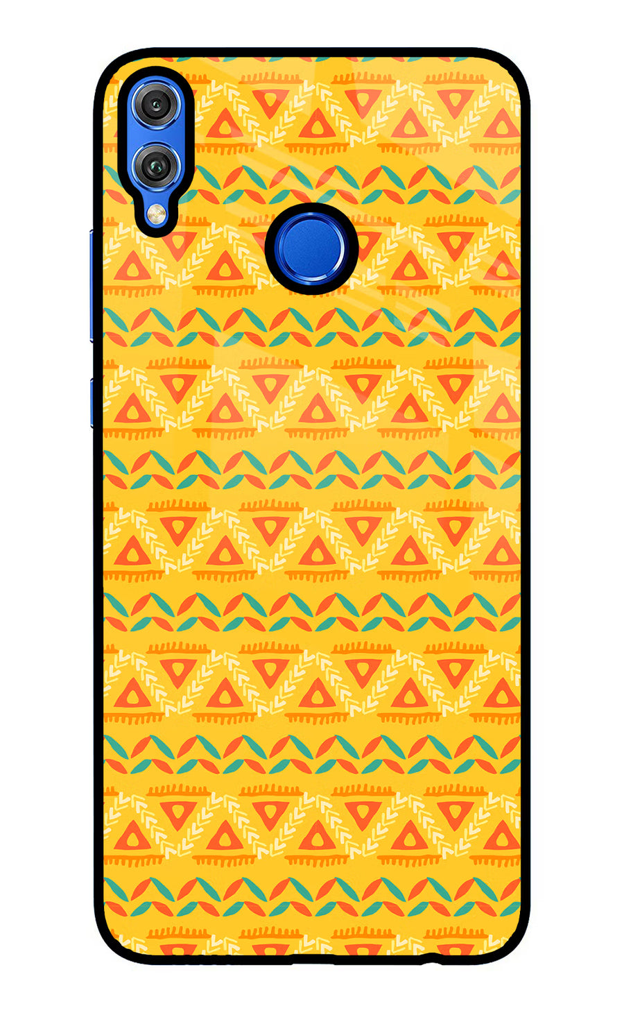 Tribal Pattern Honor 8X Back Cover, Glass case