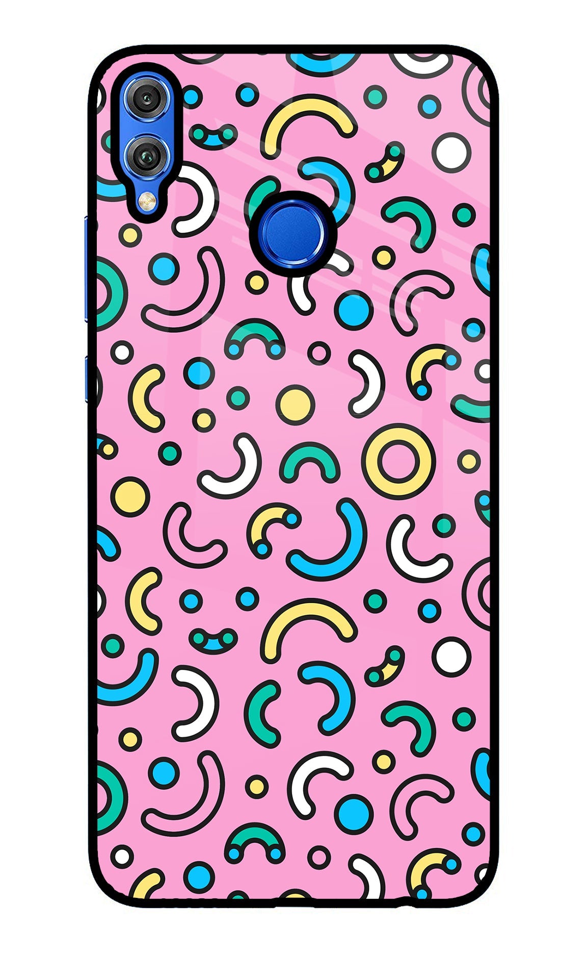 Memphis Design Honor 8X Back Cover