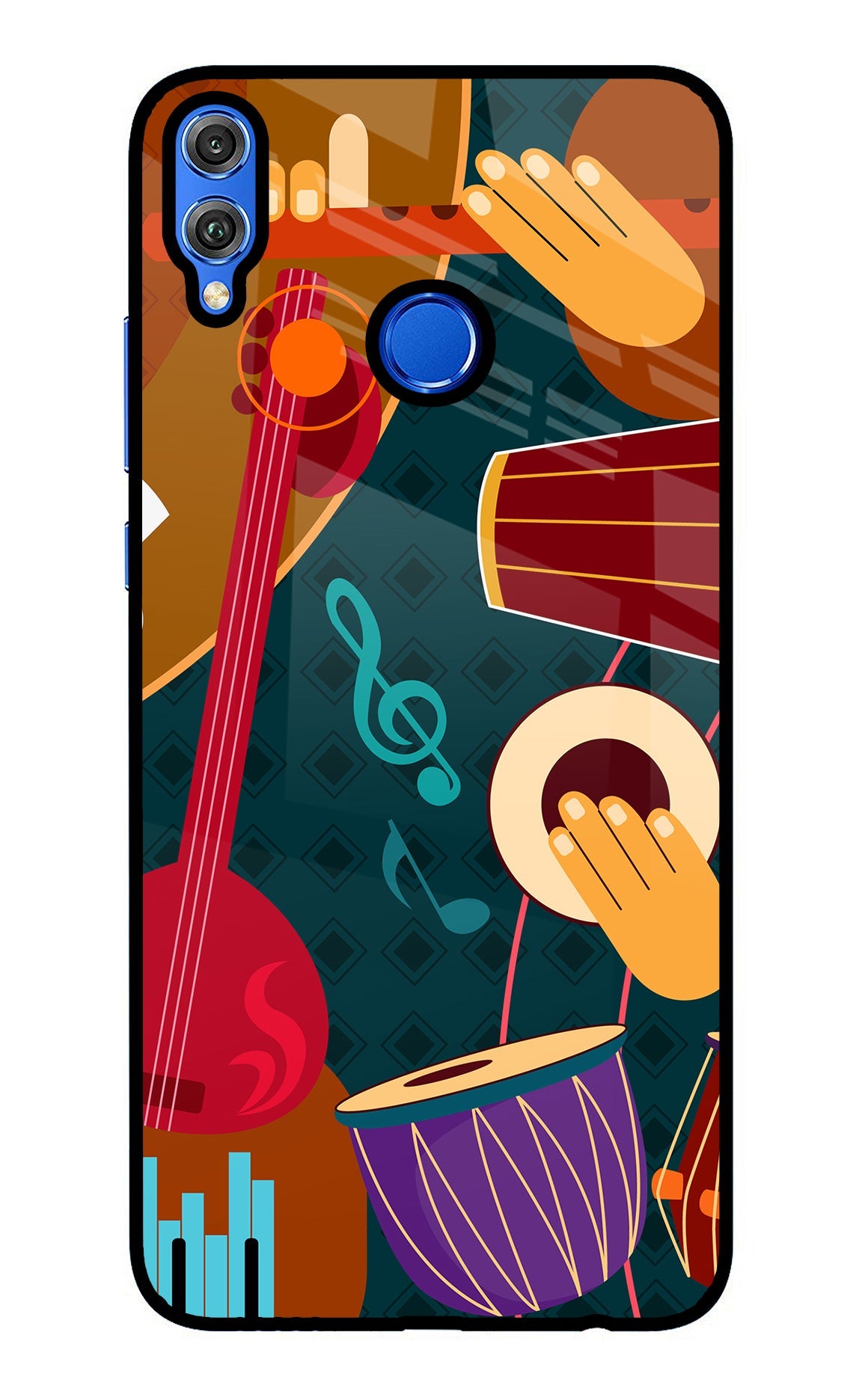 Music Instrument Honor 8X Glass Case