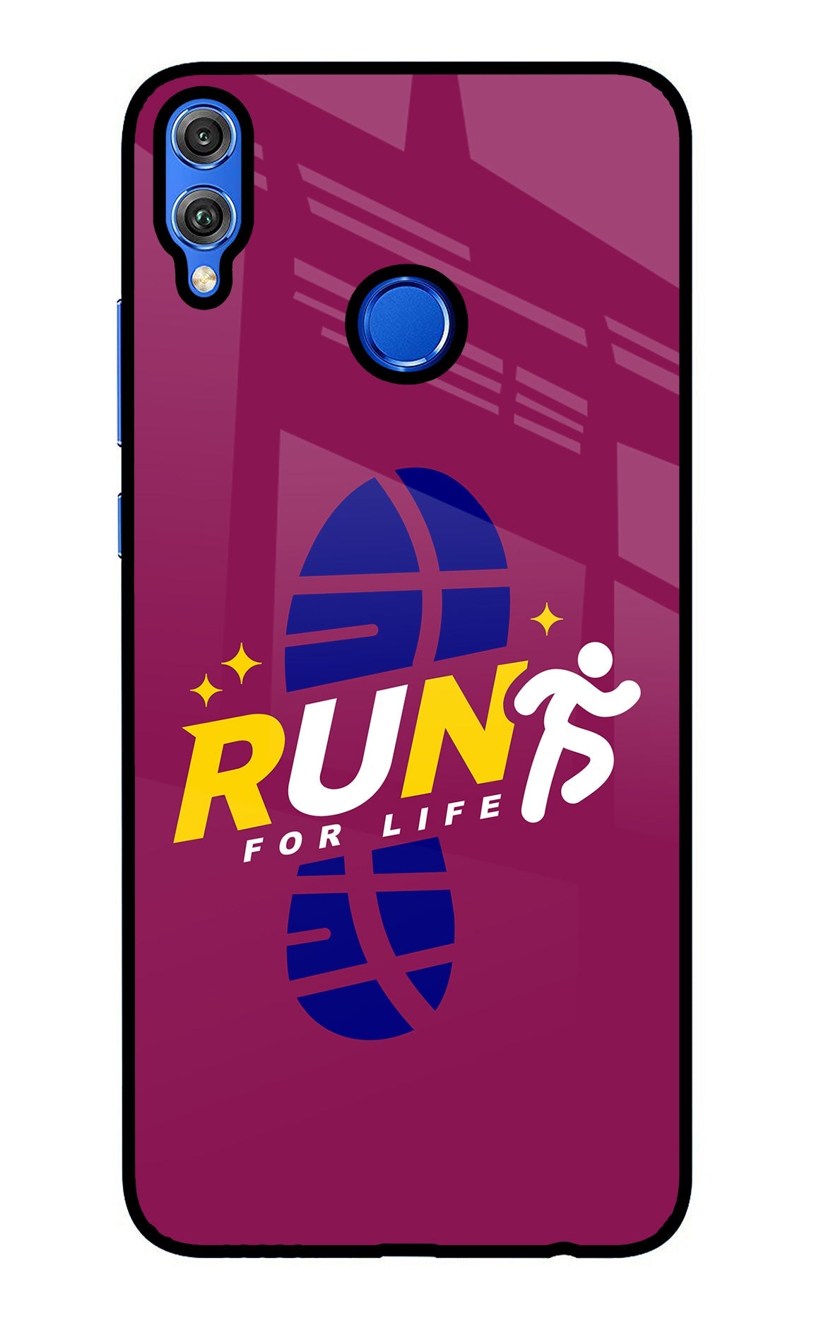 Run for Life Honor 8X Back Cover