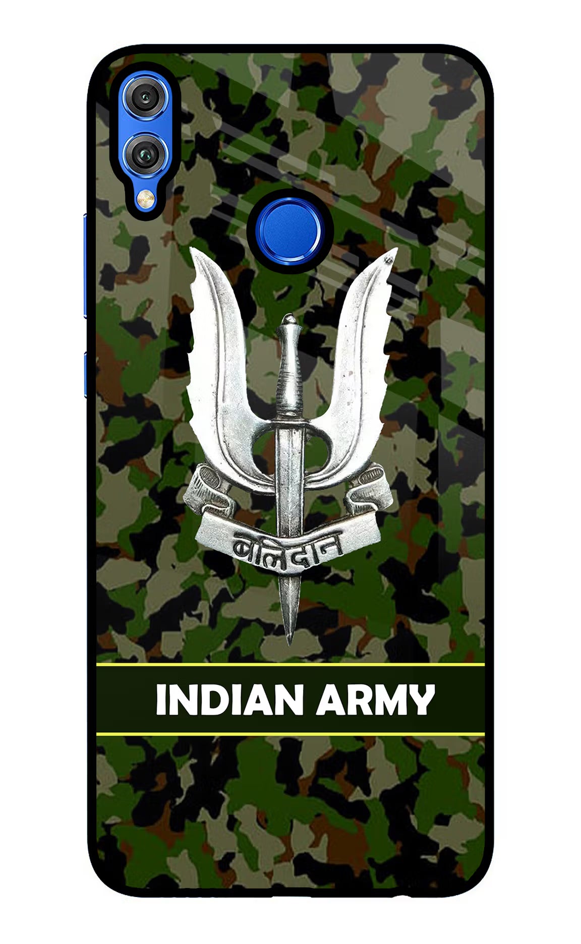 Balidan Indian Logo Honor 8X Glass Case Back Cover by Casekaro