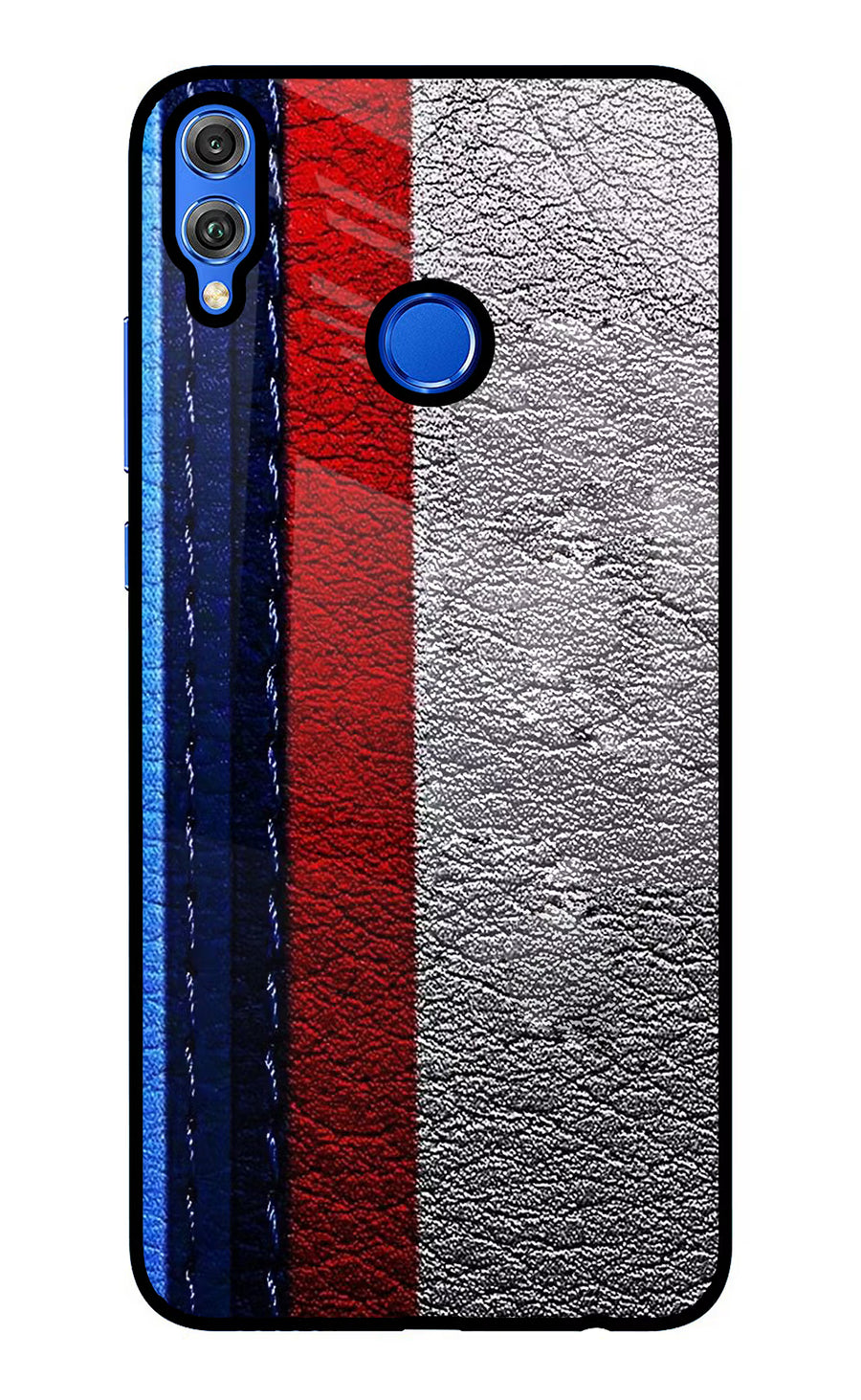 BMW Stripes Honor 8X Back Cover, Glass case
