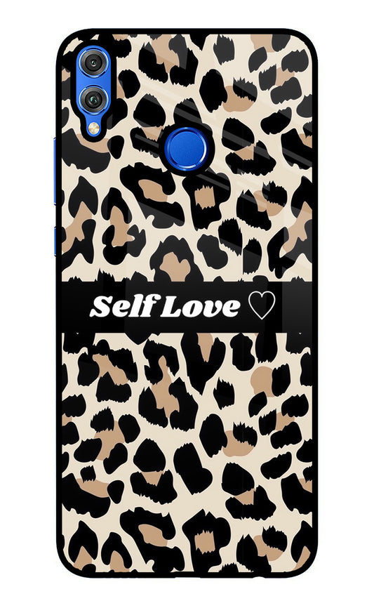 Leopard Print Self Love Honor 8X Glass Case