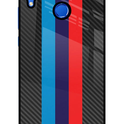 BMW Stripes Pattern Honor 8X Glass Case