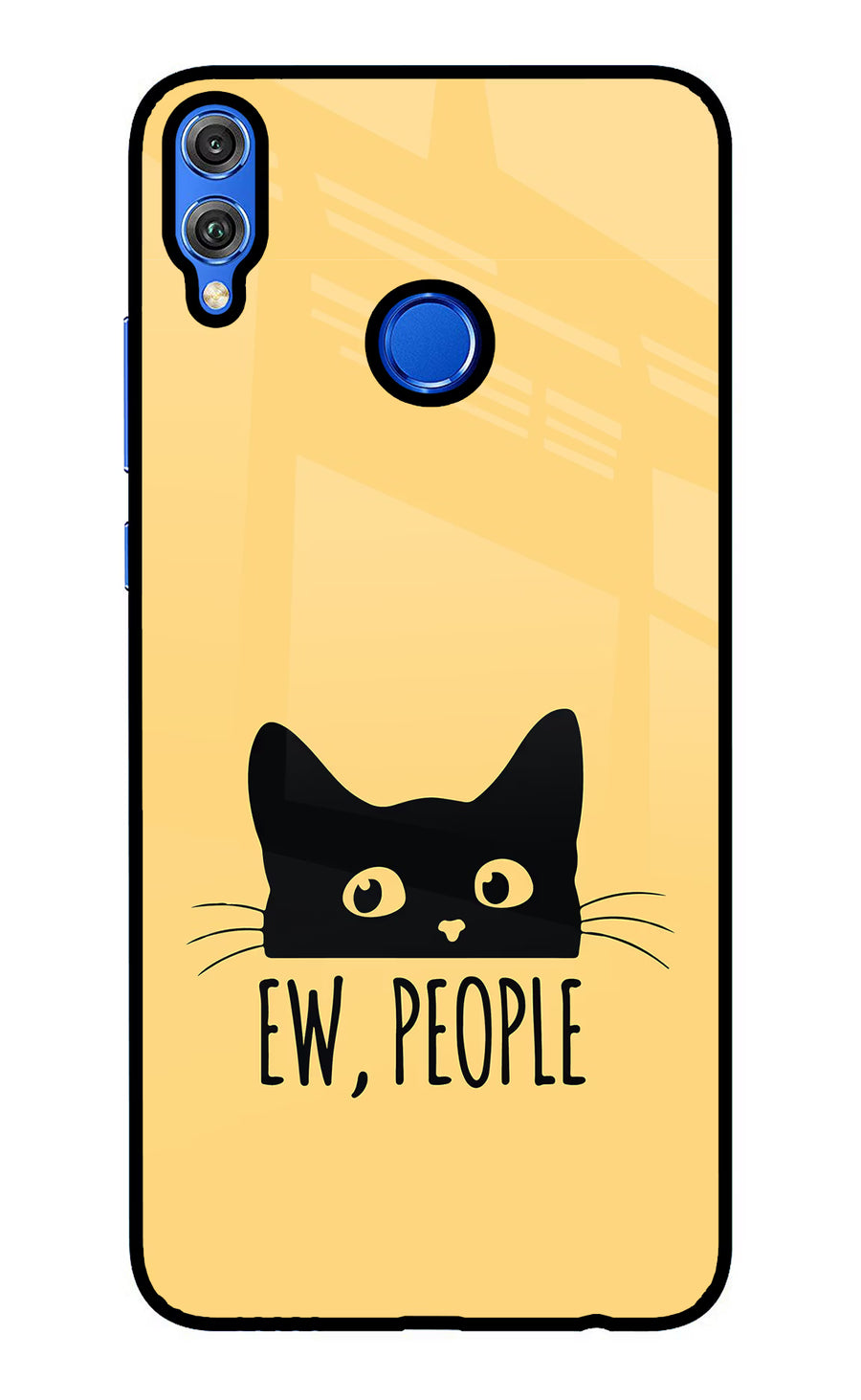 Ew People Catitude Honor 8X Back Cover, Glass case