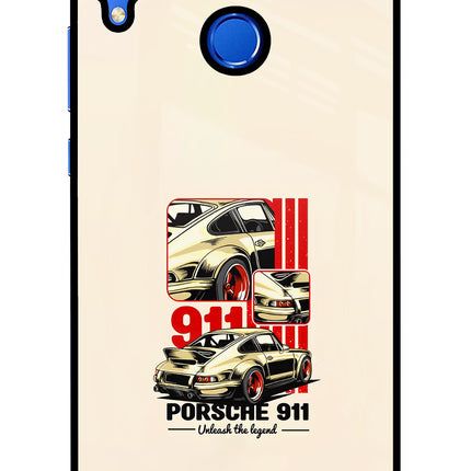 Classic Porsche 911 Honor 8X Glass Case Back Cover by Casekaro