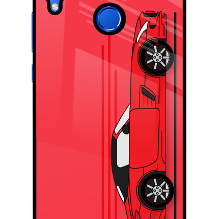 Red Velocity Honor 8X Glass Case