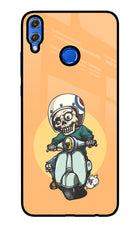 Undead Biker Honor 8X Glass Case