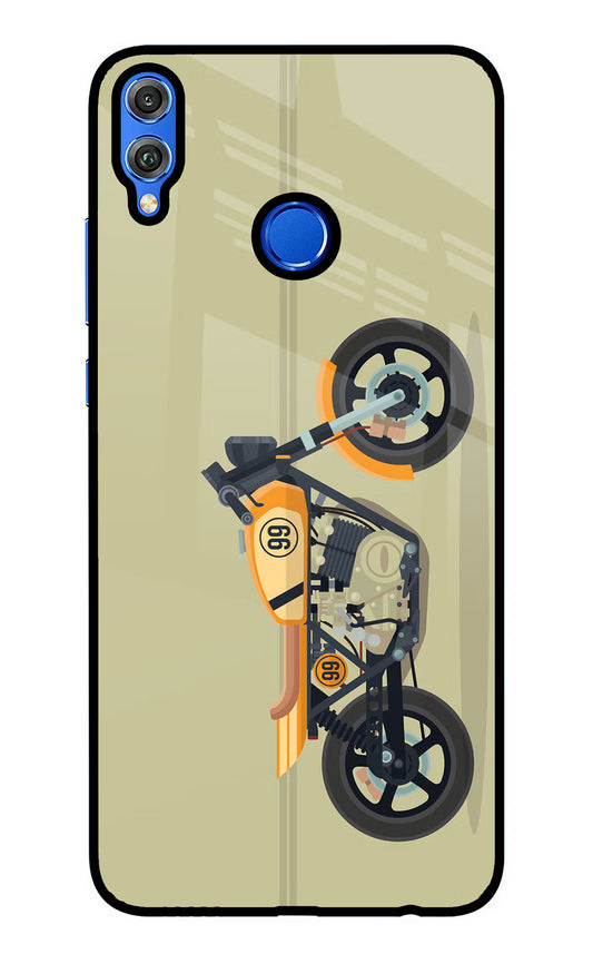Vertical Speedster Honor 8X Glass Case