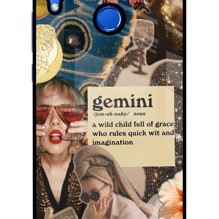 Gemini Zodiac Honor 8X Glass Case