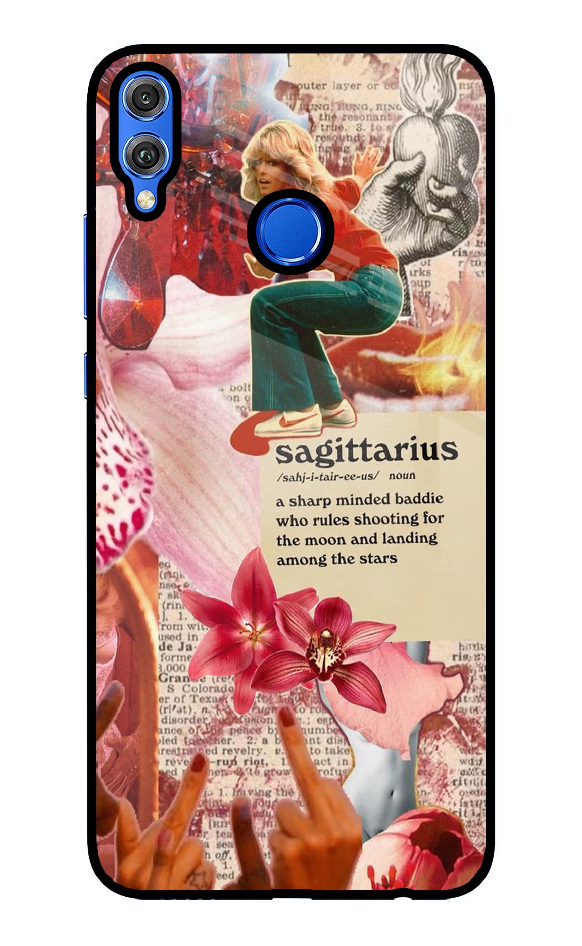 Sagittarius Zodiac Honor 8X Glass Case Back Cover by Casekaro