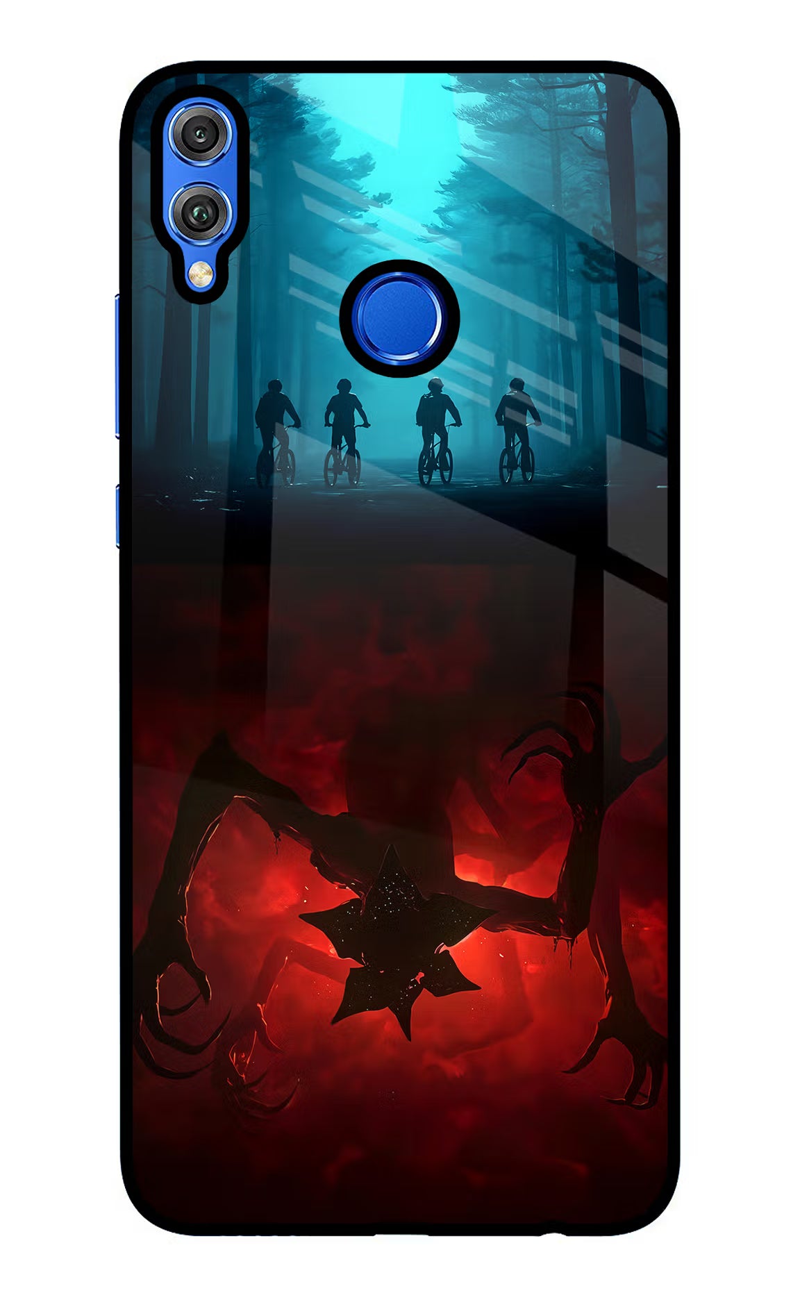Ordinary Things Downside Up Honor 8X Glass Case Back Cover by Casekaro