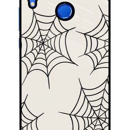 Spider Web Honor 8X Glass Case