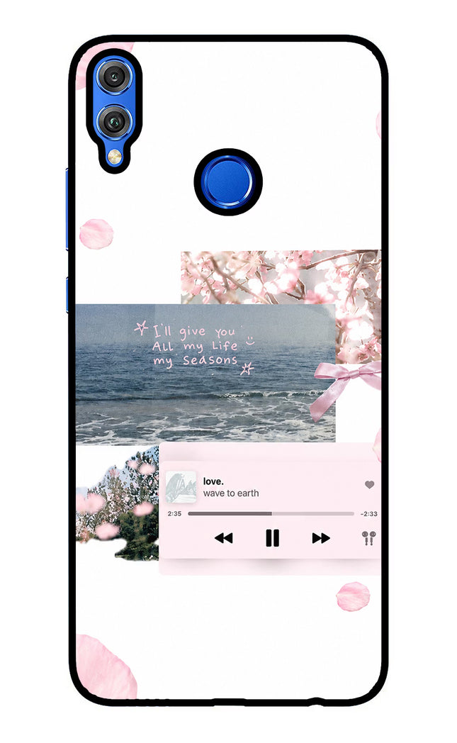 Wave to earth Honor 8X Glass Case